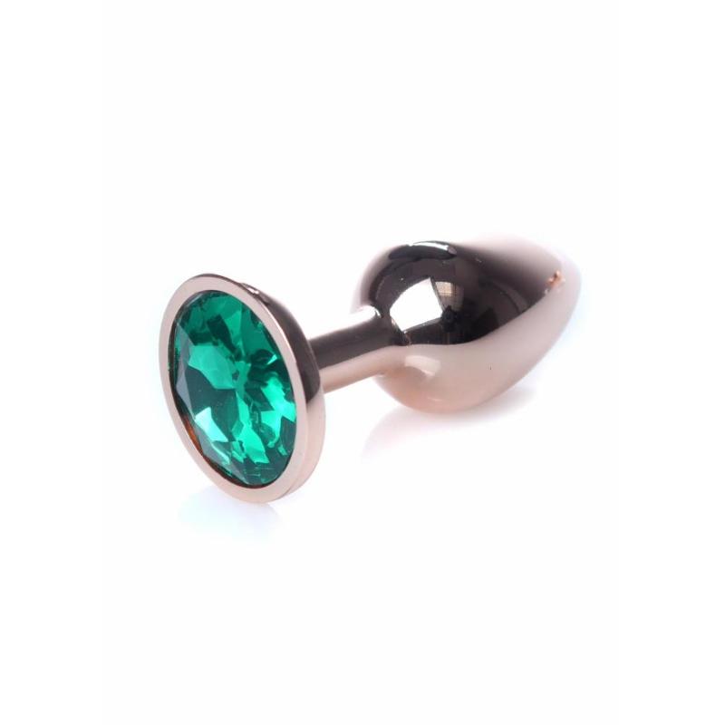 Анальна пробка - Jewellery Red Gold Plug Green