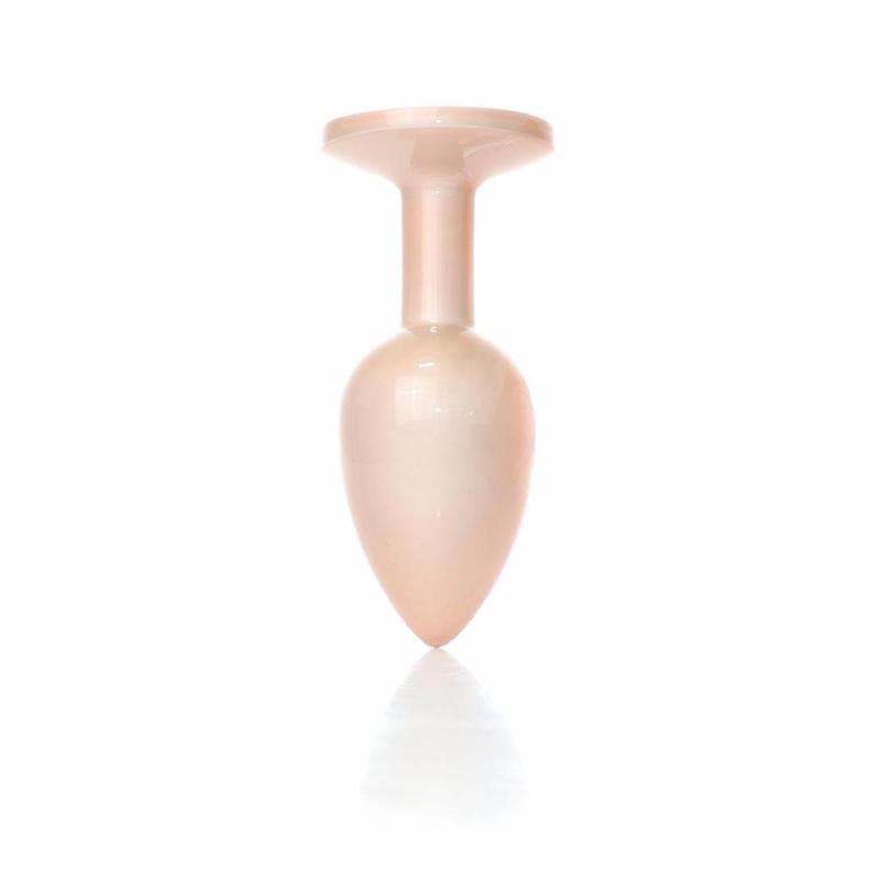 Анальна пробка - Jewellery Pearl Gold Plug Clear S