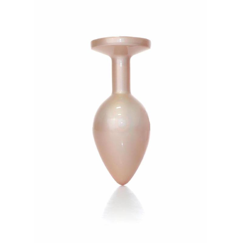 Анальна пробка - Jewellery Pearl Gold Plug Clear M