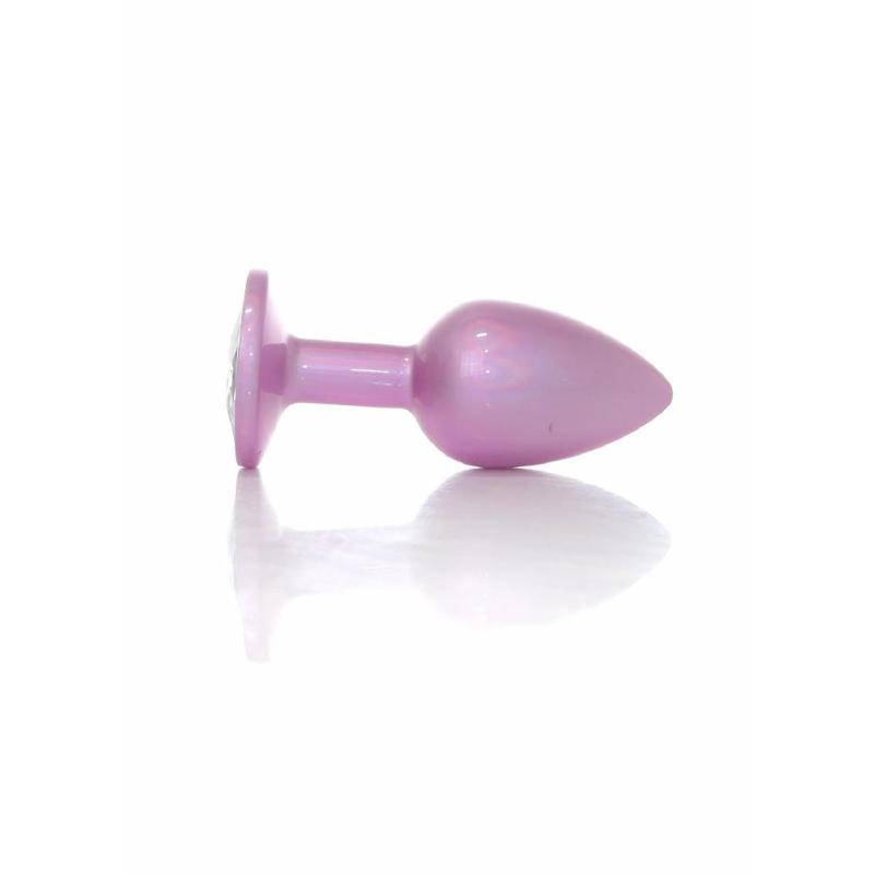Анальна пробка - Jewellery Pearl Pink Plug Clear S