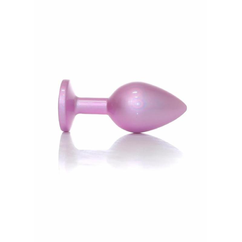 Анальна пробка - Jewellery Pearl Pink Plug Clear M
