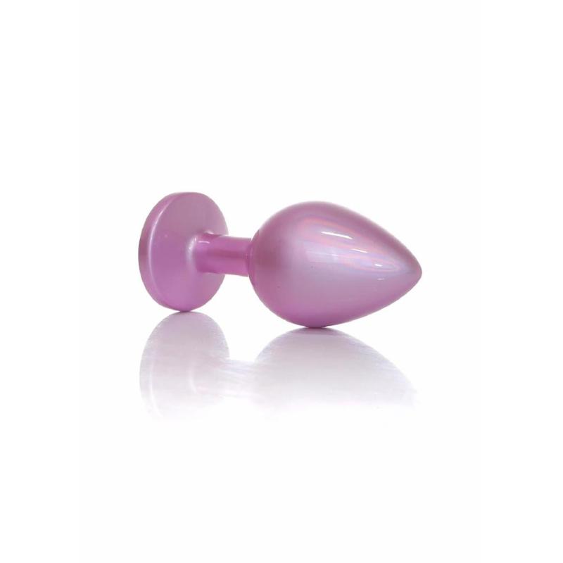 Анальна пробка - Jewellery Pearl Pink Plug Clear M