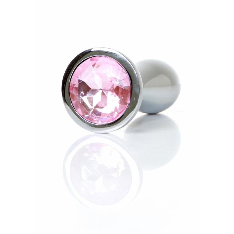 Анальна пробка - Jewellery Silver Plug M Pink