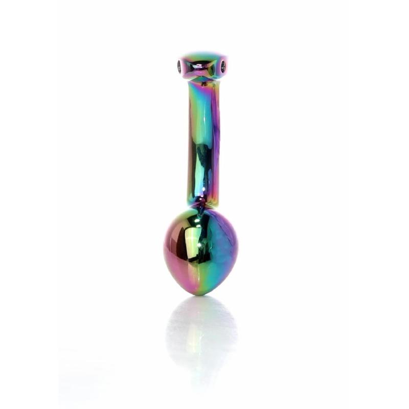 Анальна пробка - Jewellery Multicolour Curved Plug S