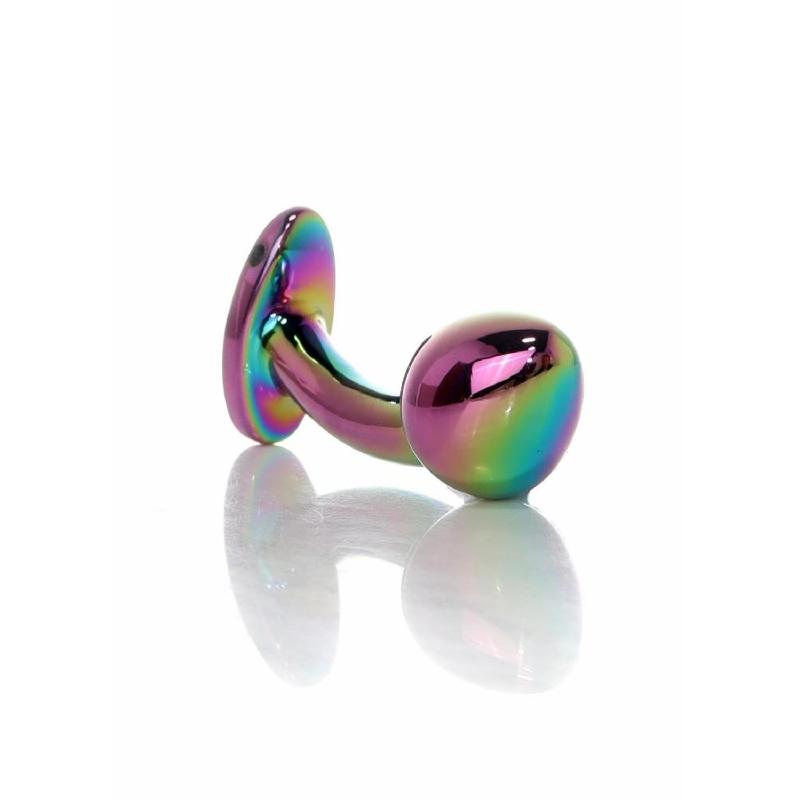 Анальна пробка - Jewellery Multicolour Curved Plug S