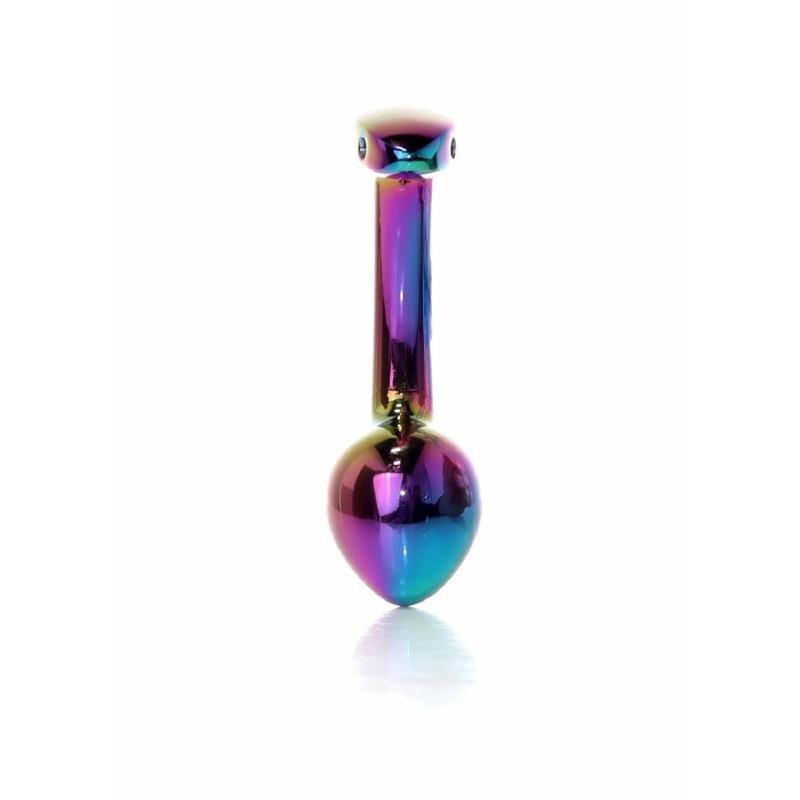 Анальна пробка - Jewellery Multicolour Curved Plug M