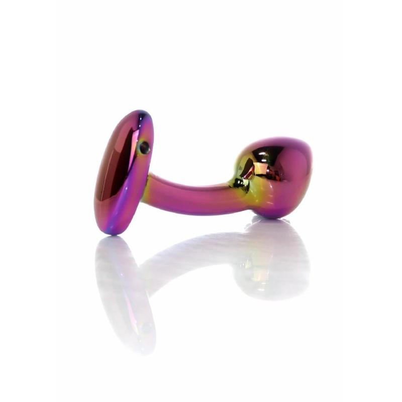 Анальна пробка - Jewellery Multicolour Curved Plug M