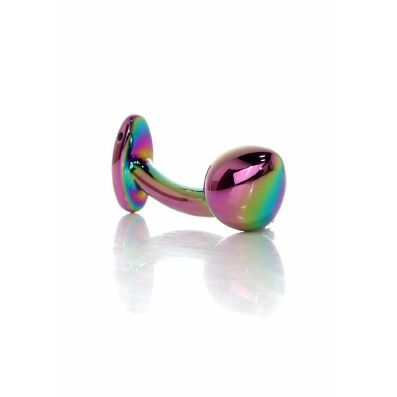 Анальна пробка - Jewellery Multicolour Curved Plug L