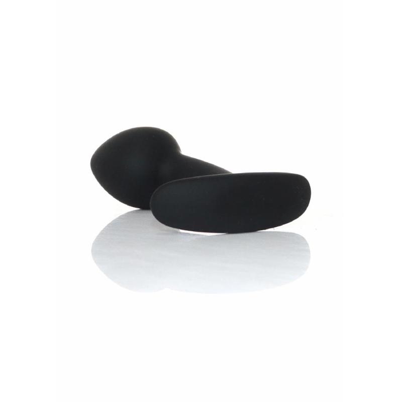 Анальна пробка - Silicone Black Curved Plug M