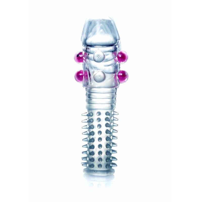 Насадка на член - Penis Sleeve Beaded Clear