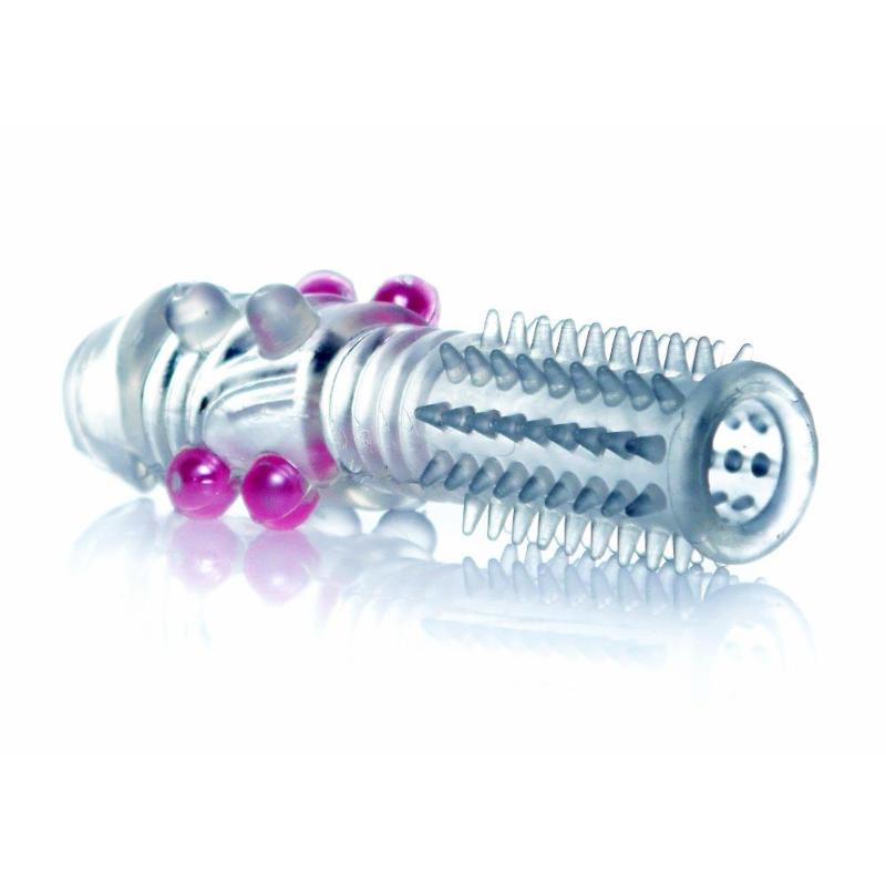 Насадка на член - Penis Sleeve Beaded Clear