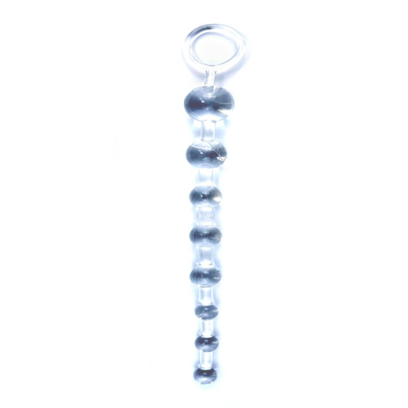 Анальний ланцюжок - Jelly Anal Beads Clear - зображення 1
