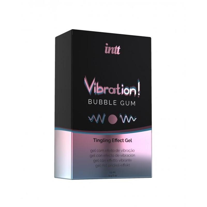 Рідкий вібратор - Intt Vibration! Bubble Gum, 15 мл