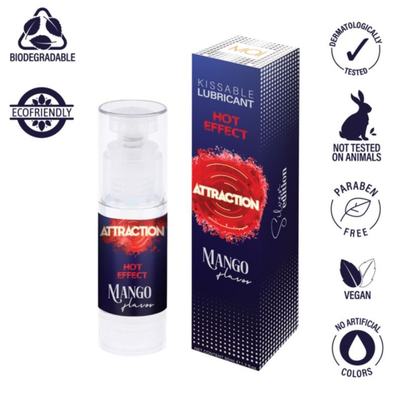 Лубрикант - MAI Attraction Heat Mango, 50 мл - зображення 1