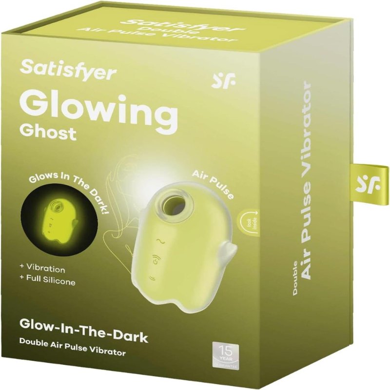 Вакуумний стимулятор - Satisfyer Glowing Ghost Yellow