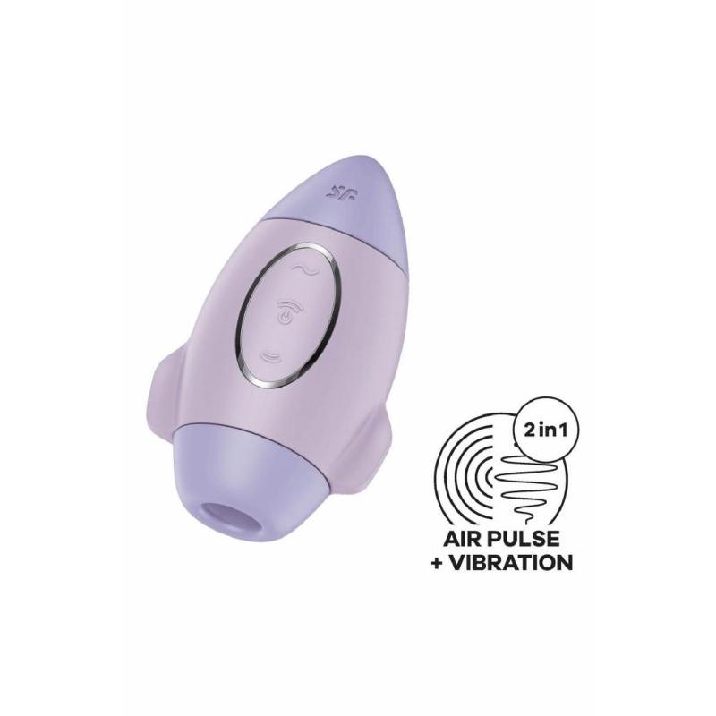 Вакуумний кліторальний вібратор - Satisfyer Mission Control Violet