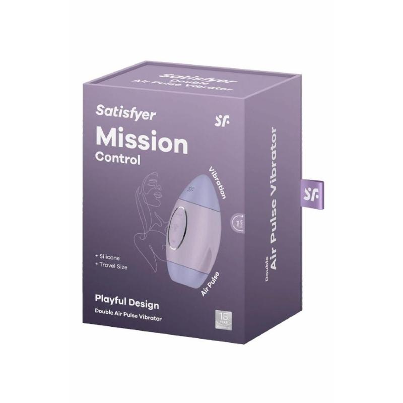 Вакуумний кліторальний вібратор - Satisfyer Mission Control Violet