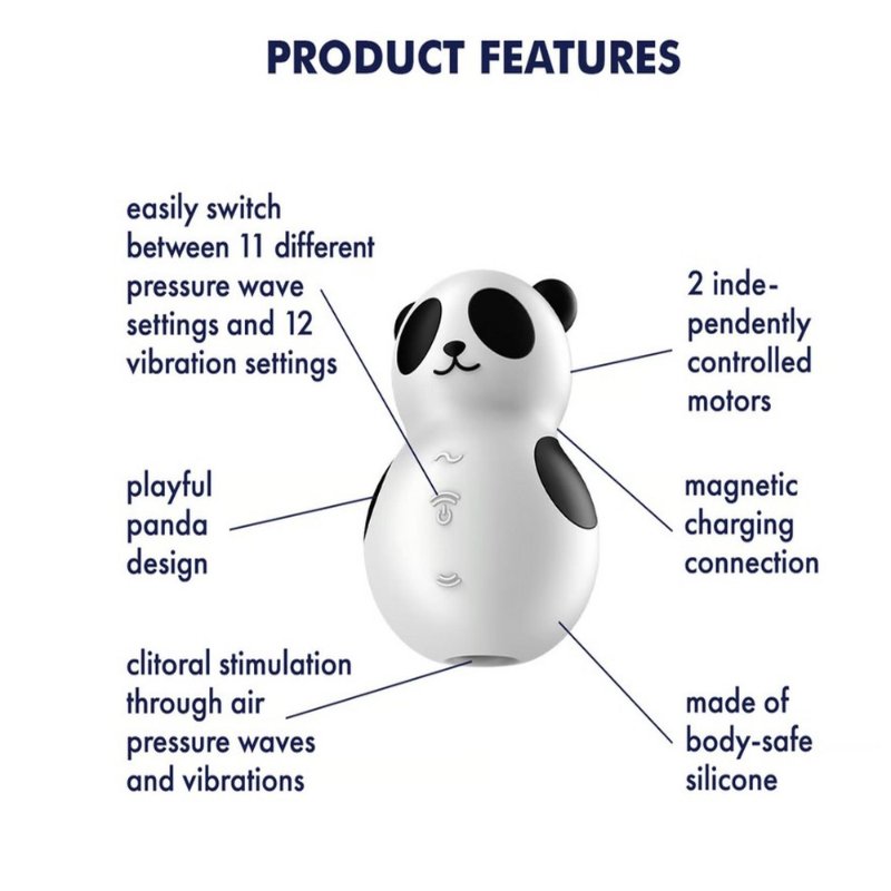 Вакуумний стимулятор - Satisfyer Pocket Panda