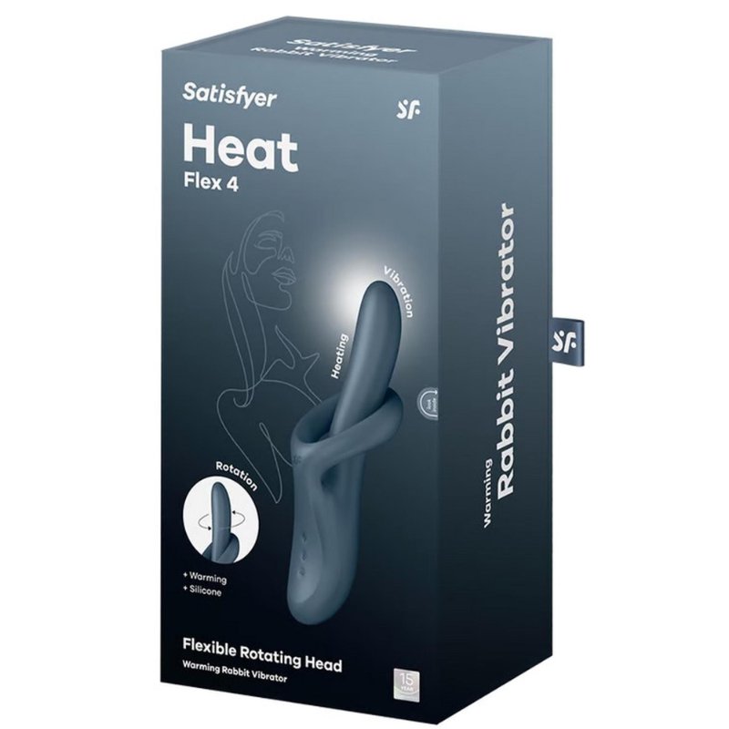 Вібратор - Heat Flex 4 Grey - зображення 1