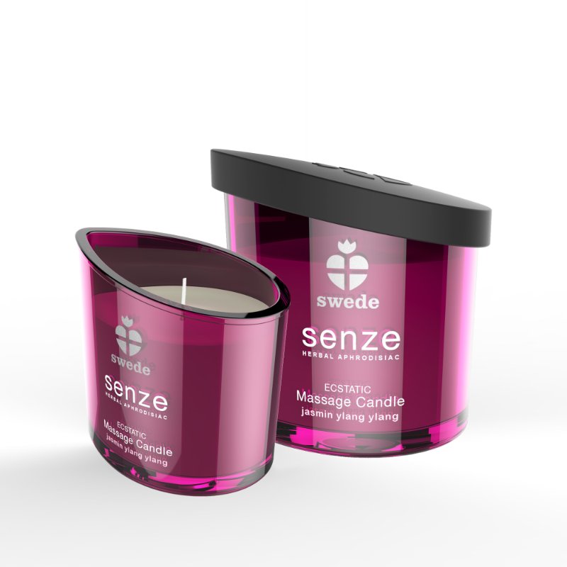 Масажна свічка - Swede Senze Ecstatic Jasmine Ylang Ylang, 150 мл