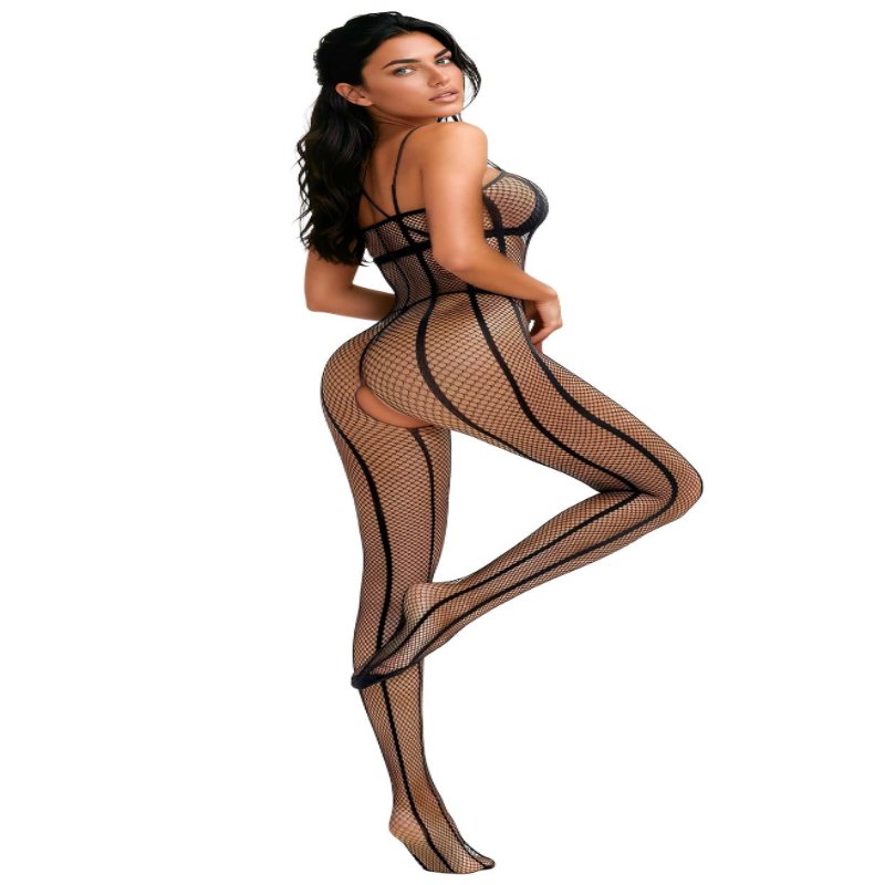 Бодістокінг - Bodystocking 214088, black - One Size