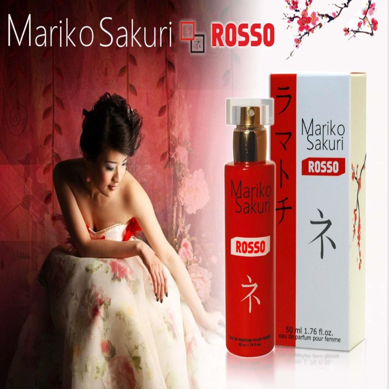 Жіночі парфуми з феромонами - Aurora Mariko Sakuri Rosso Women, 50 мл