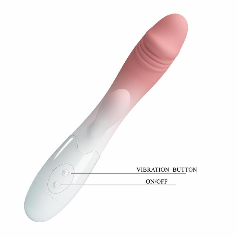 Вібратор - Pretty Love Snappy White/Light Pink