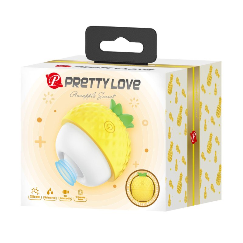 Кліторальний стимулятор - Pretty Love Pineapple Secret Yellow