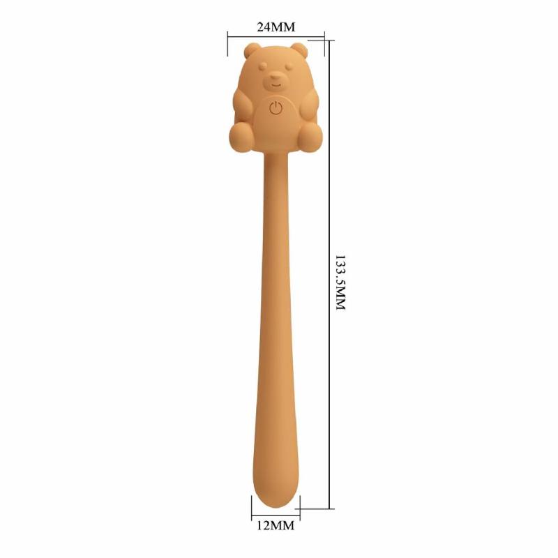 Вібратор - Pretty Love Cute Bear Light Brown, 7 vibration functions