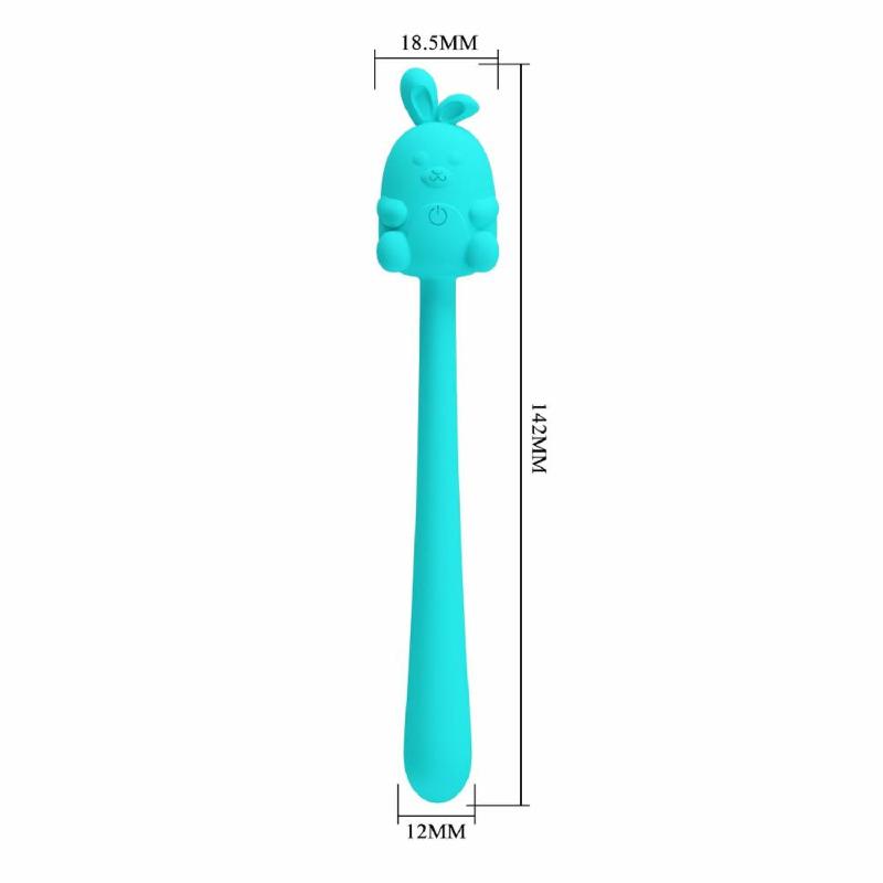Вібратор - Pretty Love Cute Bunny Turquoise, 7 vibration functions