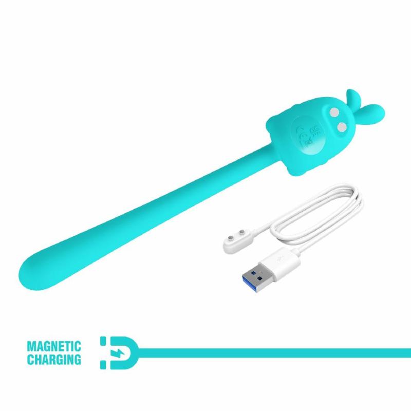 Вібратор - Pretty Love Cute Bunny Turquoise, 7 vibration functions
