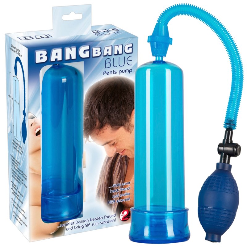 Вакуумна помпа - Bang Bang Penis Pump Blue - зображення 1