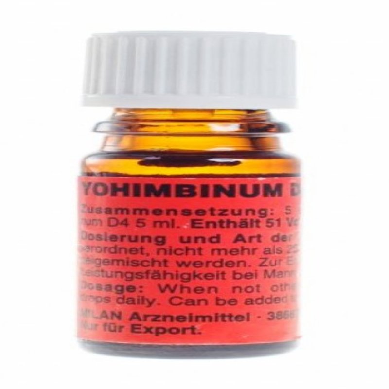 Краплі - Yohimbin D4, 5 мл - only bottle - зображення 1