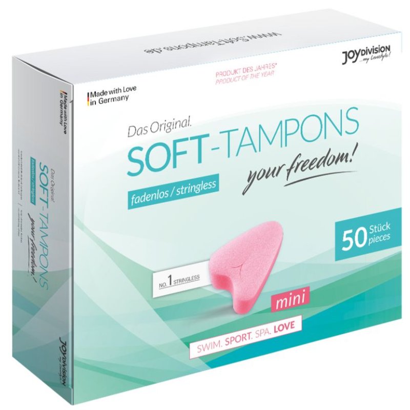 Гігієнічні тампони - Soft-Tampons Mini, 50 шт. - зображення 1