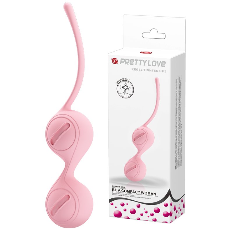 Вагінальні кульки - Pretty Love Kegel Tighten Up I Light Pink - зображення 1