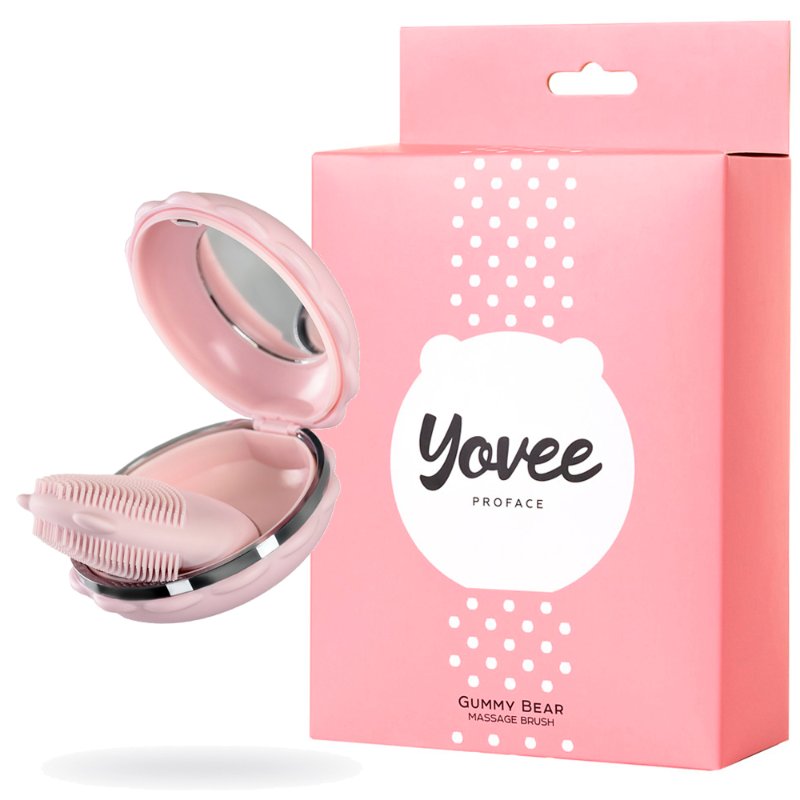 Масажер для обличчя Yovee Gummy Bear, рожевий - зображення 1