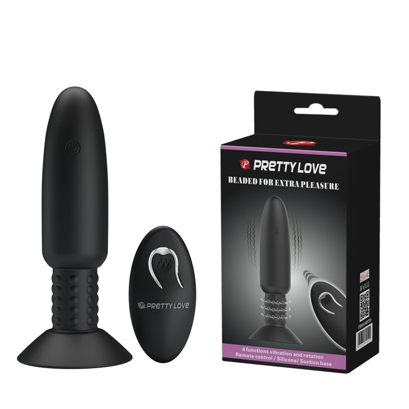 Анальна пробка - Pretty Love Beaded For Extra Pleasure Black - зображення 1