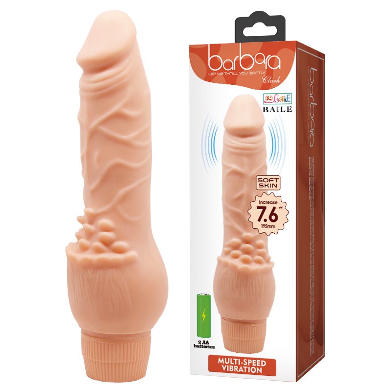 Вібратор - Barbara Clark Vibrator 7,6" Flesh - зображення 1