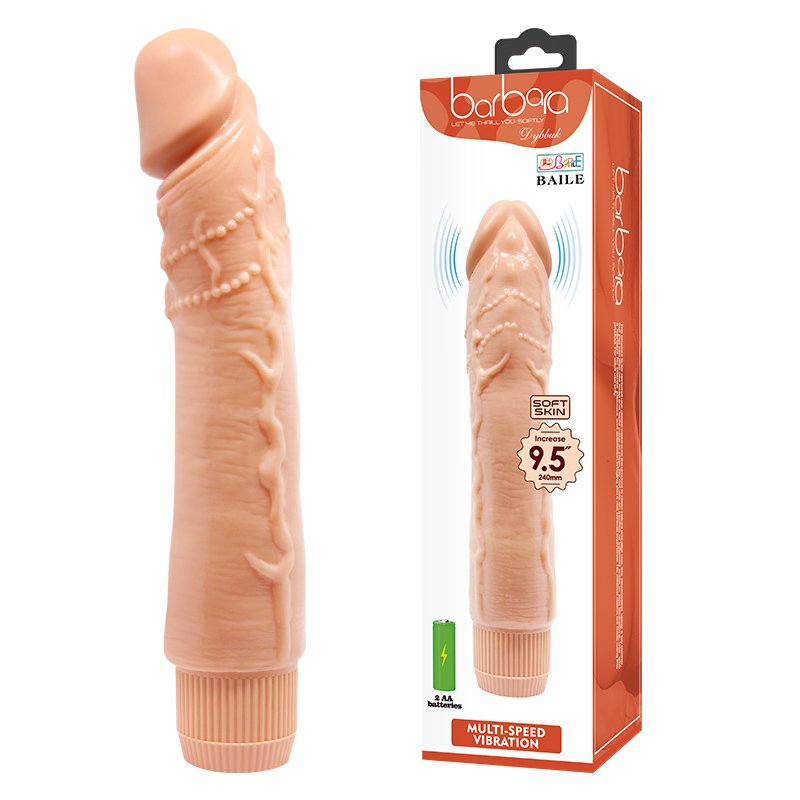 Вібратор - Barbara Dybbuk Vibrator 9,5" Flesh - зображення 1