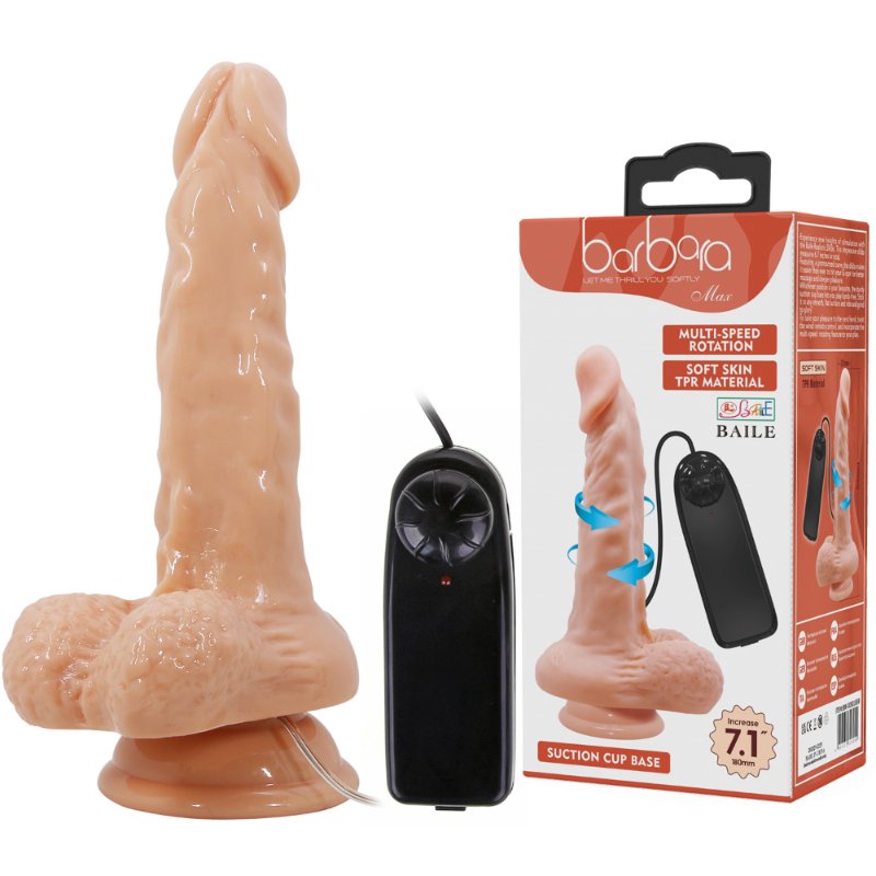 Вібратор - Barbara Max Vibrator 7,1" Flesh - зображення 1