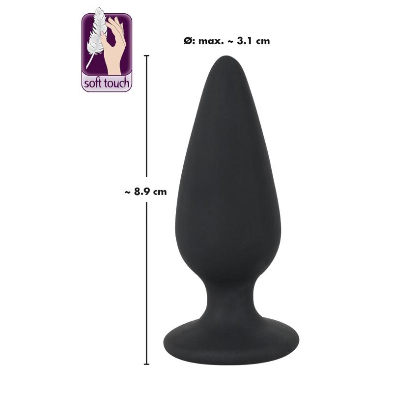 Анальна пробка - Black Velvets Heavy Plug Medium