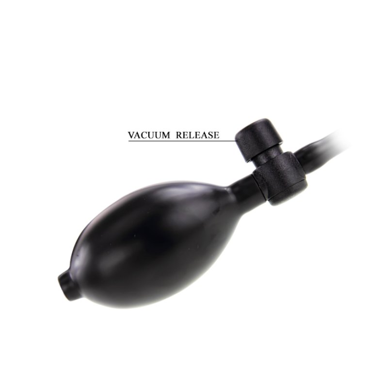 Реалістичний вібратор - Inflatable Vibrating Dildo Flesh