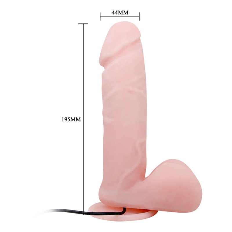 Вібратор - Oliver Vibrating Dildo Flesh