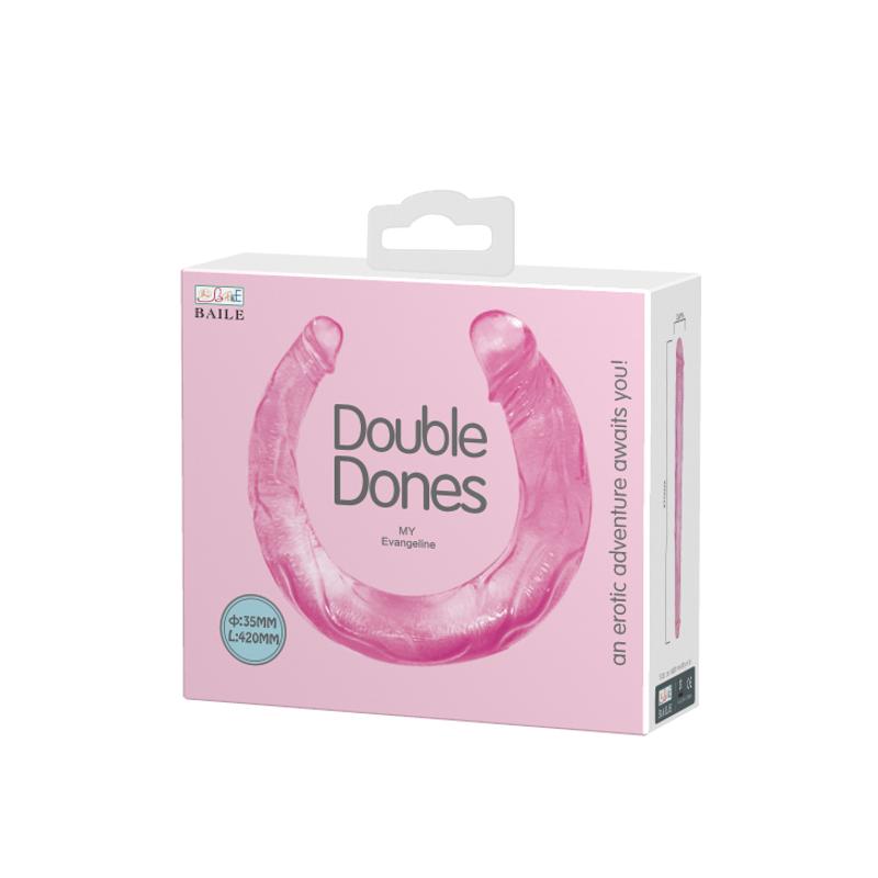 Двосторонній фалоімітатор - Double Dones Dildo Pink