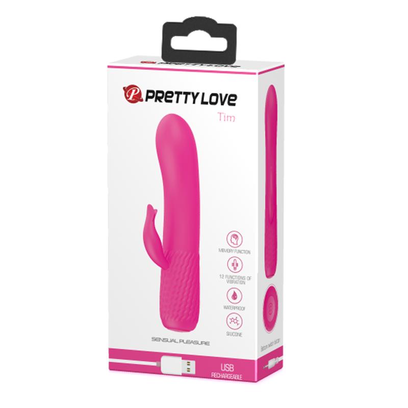 Вібратор - Pretty Love Tim Vibrator Pink