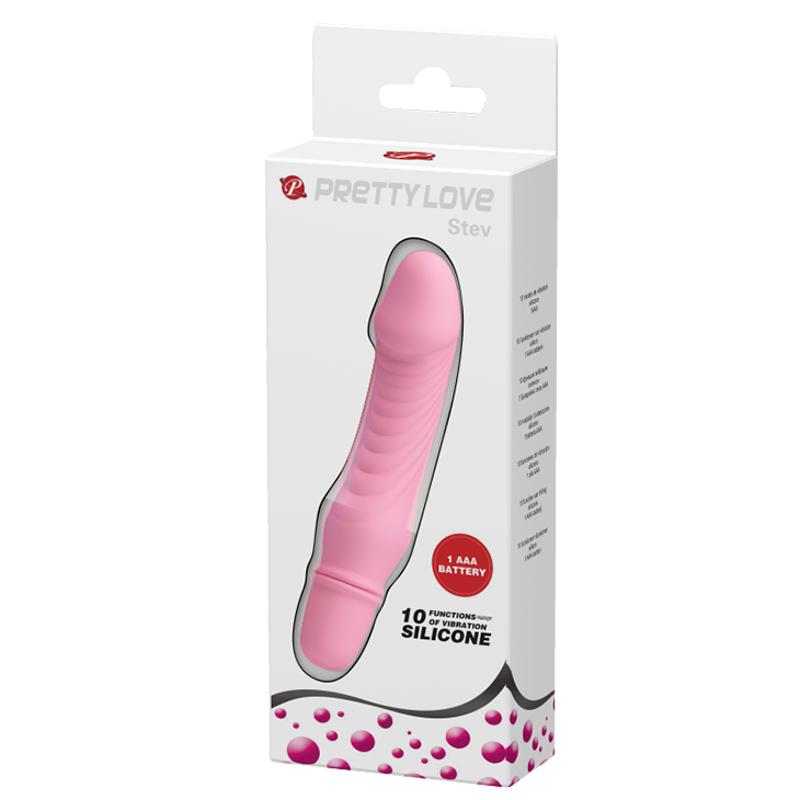 Вібратор - Pretty Love Stev Vibrator Light Pink