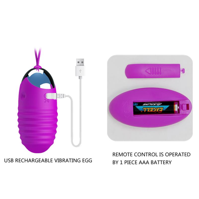 Віброяйце - Pretty Love Jessica Vibrating Egg Purple