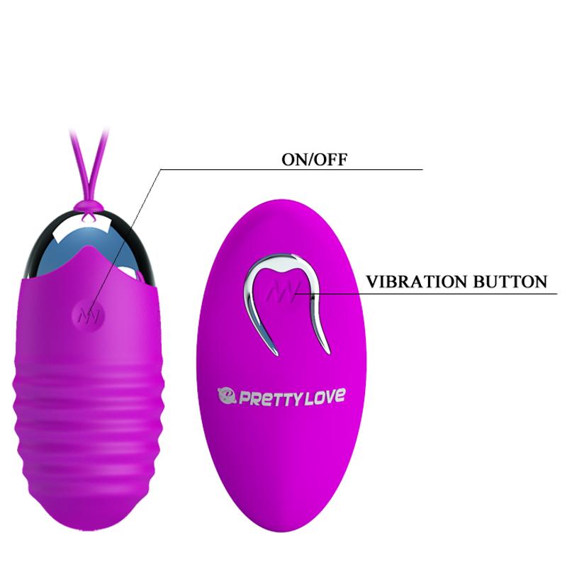 Віброяйце - Pretty Love Jessica Vibrating Egg Purple