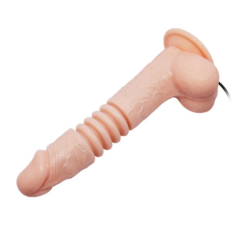 Вібратор - Thunder Up Vibrating Dildo Flesh