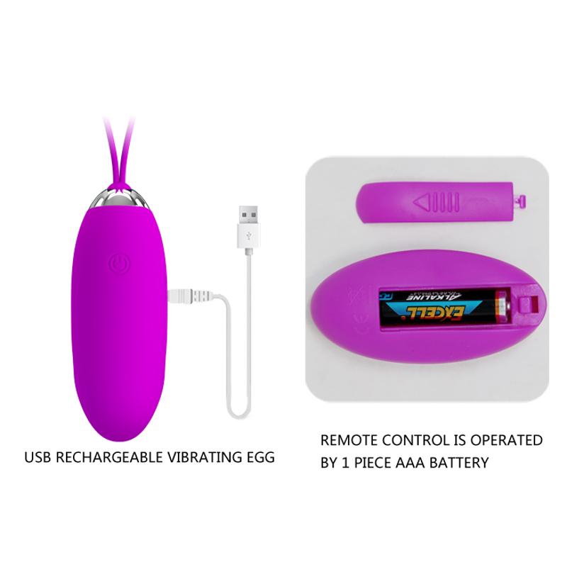 Віброяйце - Pretty Love Julia Vibrating Egg Purple